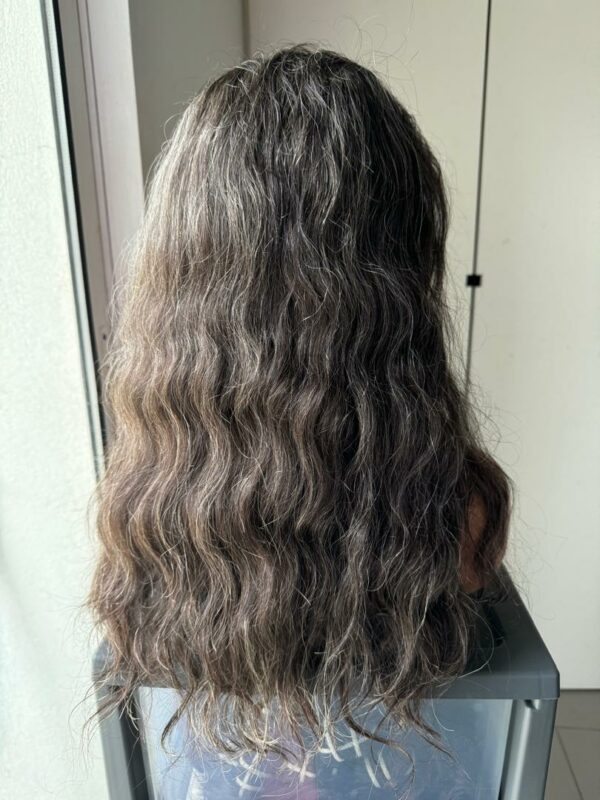 Perruque 100% Raw Hair Indiens avec lace Frontal " MAMY Wave " 16 POUCES – Image 3