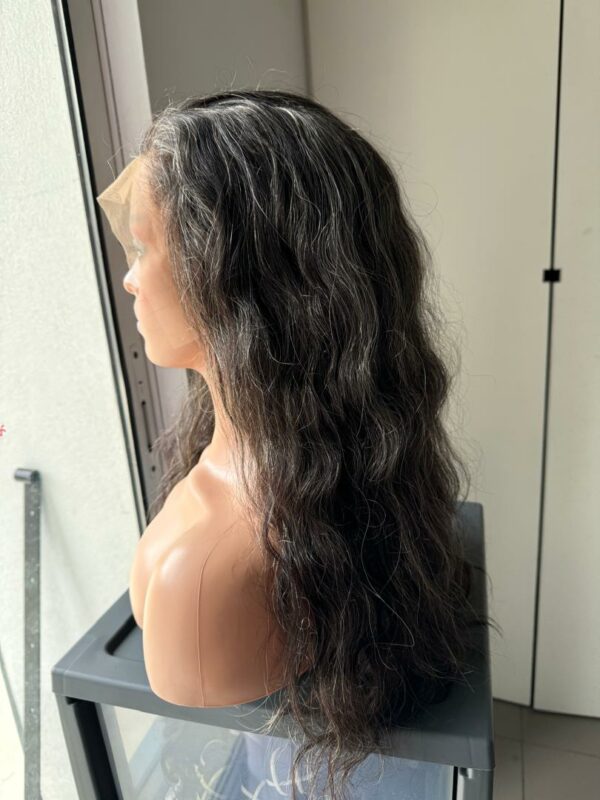 Perruque 100% Raw Hair Indiens avec lace Frontal " MAMY Wave " 16 POUCES – Image 2