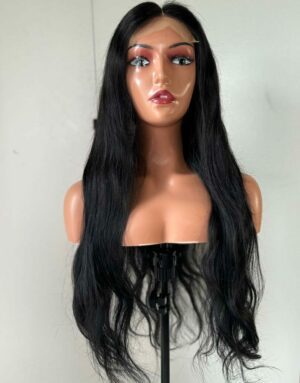 Perruque 100% Raw Hair Indiens avec closure 5x5 " PHAELLE " 24 pouces